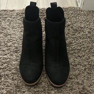 Toms Black Ankle Booties